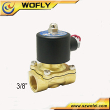 2 position 2 way 3/8 inch 220v ac solenoid water valve normal temperature